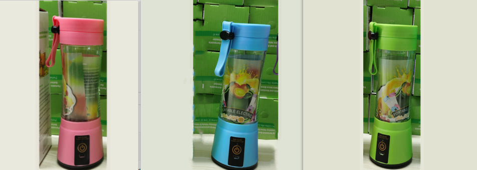 Portable USB Rechargeable Mini Blender – Electric Fruit Juice Mixer for Smoothies, Shakes & Everyday Kitchen Use