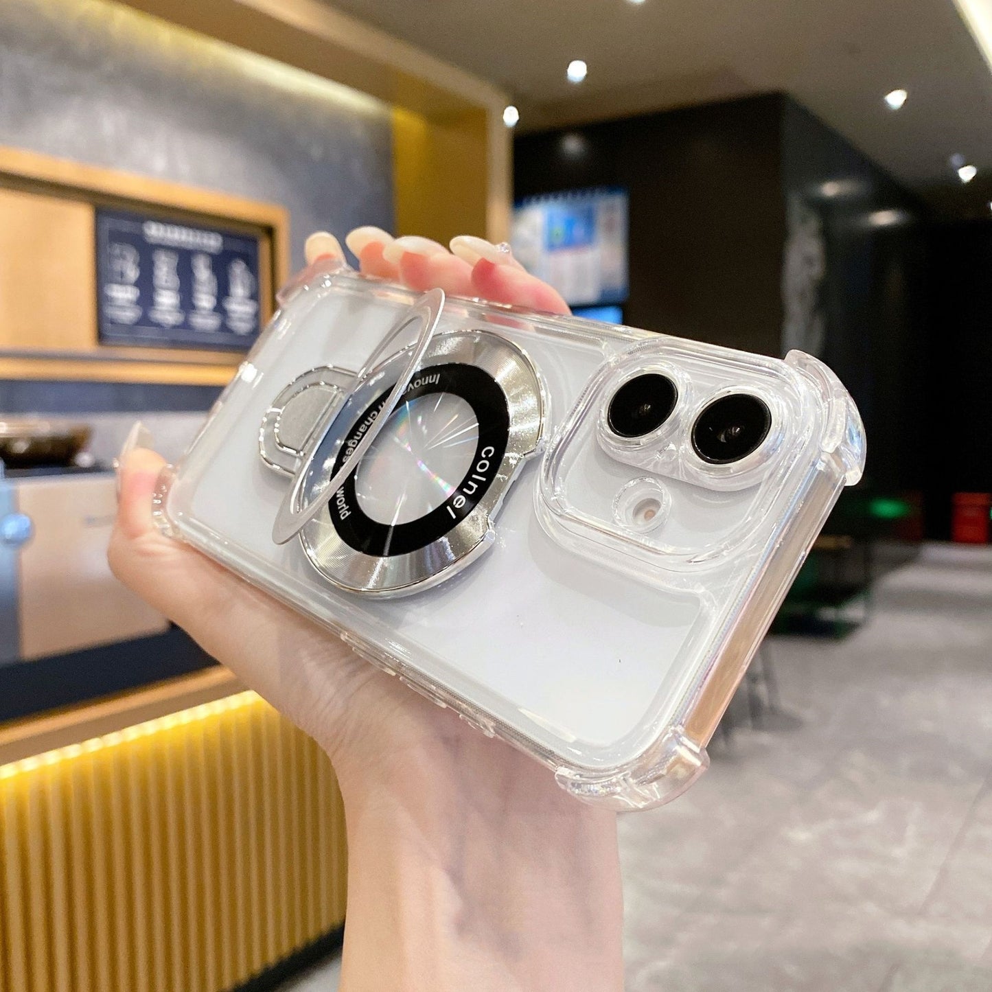 Magnetic Shockproof Phone Case With Bracket