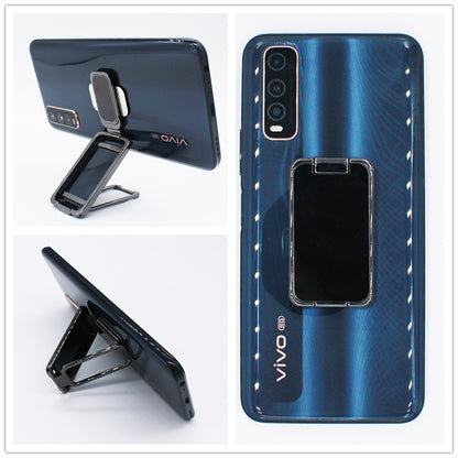 Foldable Phone Ring Holder – Magnetic Retractable Finger Grip & Desktop Stand