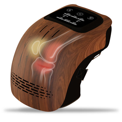 Rechargeable Heated Knee Massager – Intelligent Infrared Vibration Knee Brace for Pain Relief, Joint Support & Relaxation