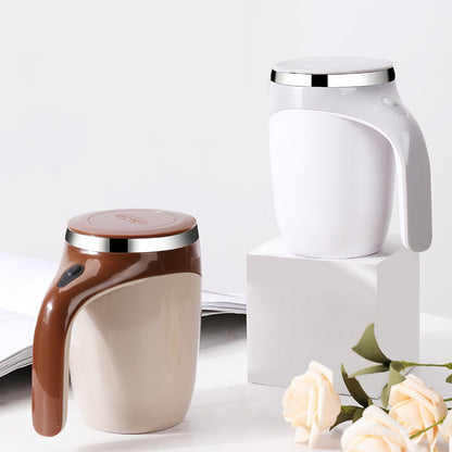 Rechargeable Automatic Self-Stirring Electric Magnetic Mixing Mug for Coffee, Milk, Protein & Milkshake