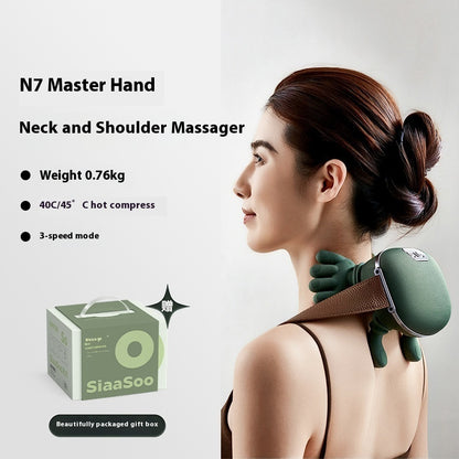 Electric Neck & Shoulder Massager – Wireless Kneading Massage Shawl for Back, Neck Pain Relief & Muscle Relaxation