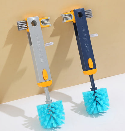 4-in-1 Multi-Function Bottle Gap Cleaning Brush – Silicone U-Shaped Cup Cleaner Tool for Water Bottles & Kitchen Use