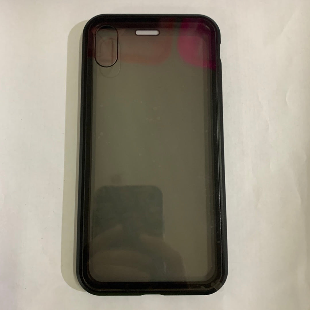 Anti-Peeping Magnetic Privacy Phone Case – Protective Glass & Metal Shell for iPhone.
