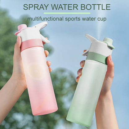 Large Capacity 2-in-1 Spray Water Bottle – Portable Mist & Drink Hydration Bottle for Outdoor Sports, Fitness, Travel & Daily Use