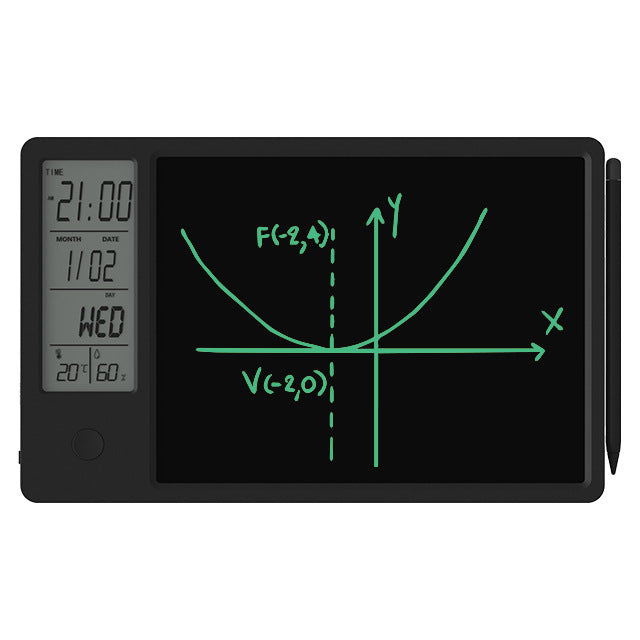 Electronic Calendar Writing Board – Smart LED Display with Weather, Temperature & Humidity Monitor