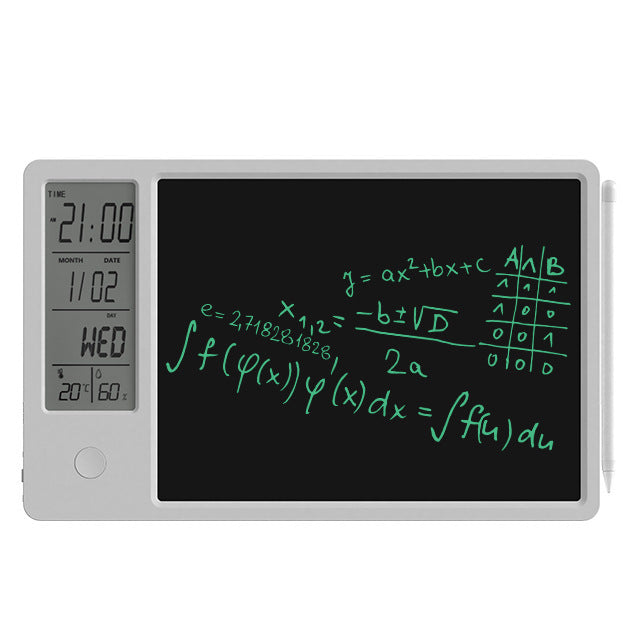 Electronic Calendar Writing Board – Smart LED Display with Weather, Temperature & Humidity Monitor
