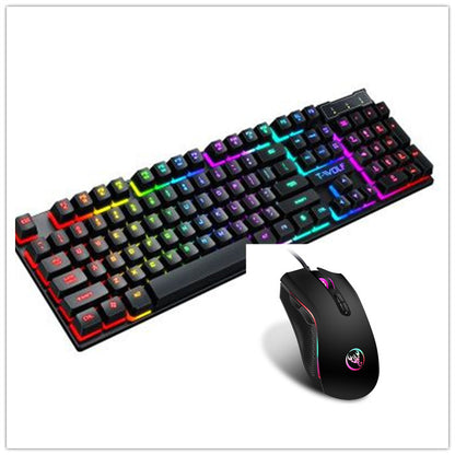 USB Wired Gaming Keyboard with LED Luminous Floating Keys