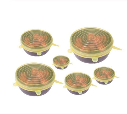 Universal Reusable Silicone Lids – Stretch Covers for Bowls, Cups & Containers