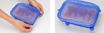 Universal Reusable Silicone Lids – Stretch Covers for Bowls, Cups & Containers