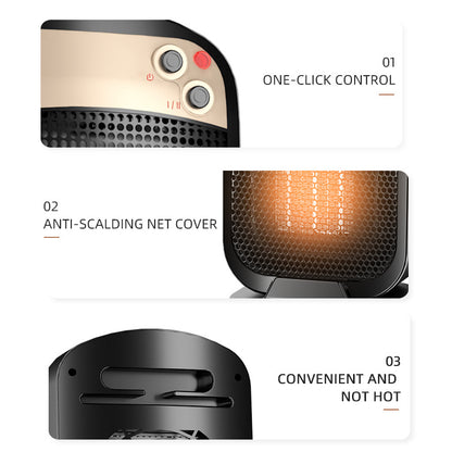 Portable Vertical Small Heater – Compact Electric Heater for Home & Office Use