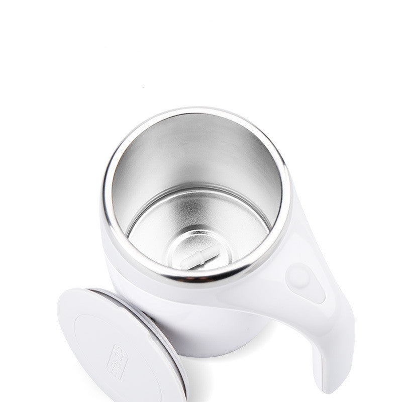 Rechargeable Automatic Self-Stirring Electric Magnetic Mixing Mug for Coffee, Milk, Protein & Milkshake