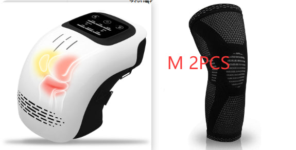 Rechargeable Heated Knee Massager – Intelligent Infrared Vibration Knee Brace for Pain Relief, Joint Support & Relaxation