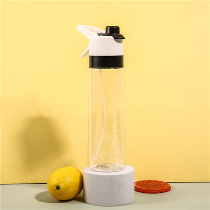 Large Capacity 2-in-1 Spray Water Bottle – Portable Mist & Drink Hydration Bottle for Outdoor Sports, Fitness, Travel & Daily Use