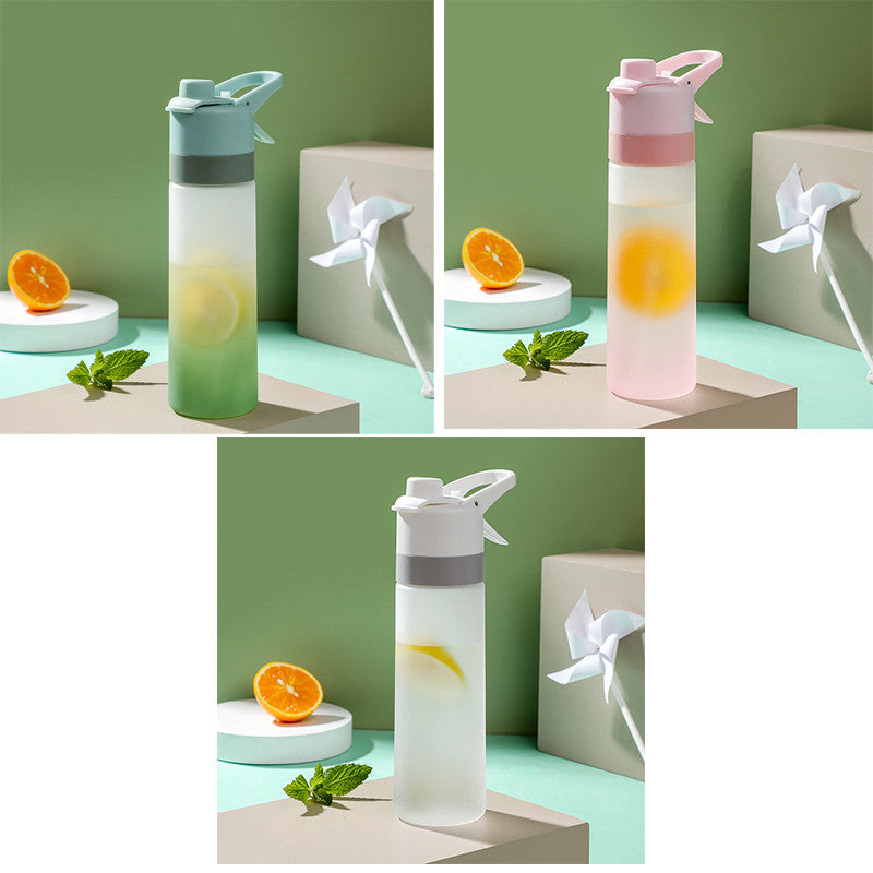 Large Capacity 2-in-1 Spray Water Bottle – Portable Mist & Drink Hydration Bottle for Outdoor Sports, Fitness, Travel & Daily Use