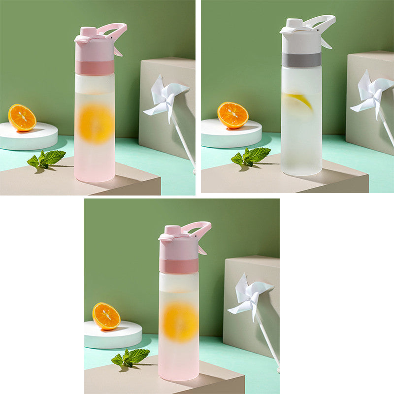 Large Capacity 2-in-1 Spray Water Bottle – Portable Mist & Drink Hydration Bottle for Outdoor Sports, Fitness, Travel & Daily Use