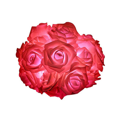 Rose Flower LED String Lights – Battery Operated Fairy Lights for Bedroom, Party & Romantic Decoration