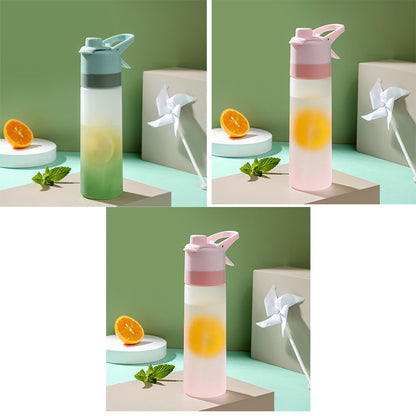 Large Capacity 2-in-1 Spray Water Bottle – Portable Mist & Drink Hydration Bottle for Outdoor Sports, Fitness, Travel & Daily Use