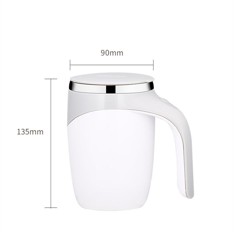 Rechargeable Automatic Self-Stirring Electric Magnetic Mixing Mug for Coffee, Milk, Protein & Milkshake