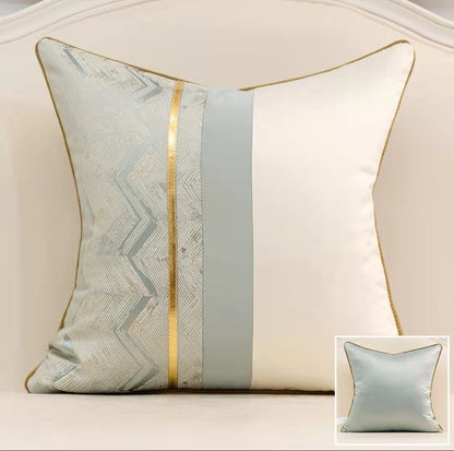 Fashion Splicing Pillow Cover – Modern Home & Model Room Decorative Cushion Case
