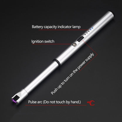Premium Metal Long Lighter – Durable Windproof Design