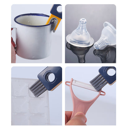 4-in-1 Multi-Function Bottle Gap Cleaning Brush – Silicone U-Shaped Cup Cleaner Tool for Water Bottles & Kitchen Use