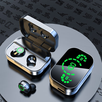 YD03 Wireless Bluetooth Earbuds – TWS Smart Digital Display In-Ear Headset with Breathing Light