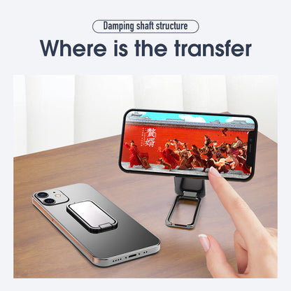 Foldable Phone Ring Holder – Magnetic Retractable Finger Grip & Desktop Stand