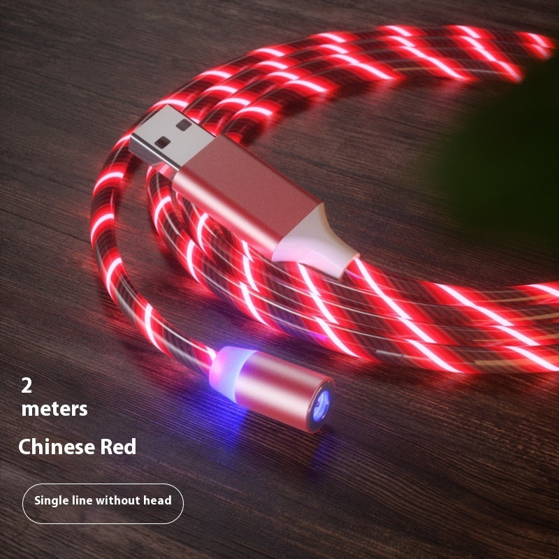 Magnetic Fast Charging Cable with LED Lighting – Micro USB & Type-C Magnetic Charger