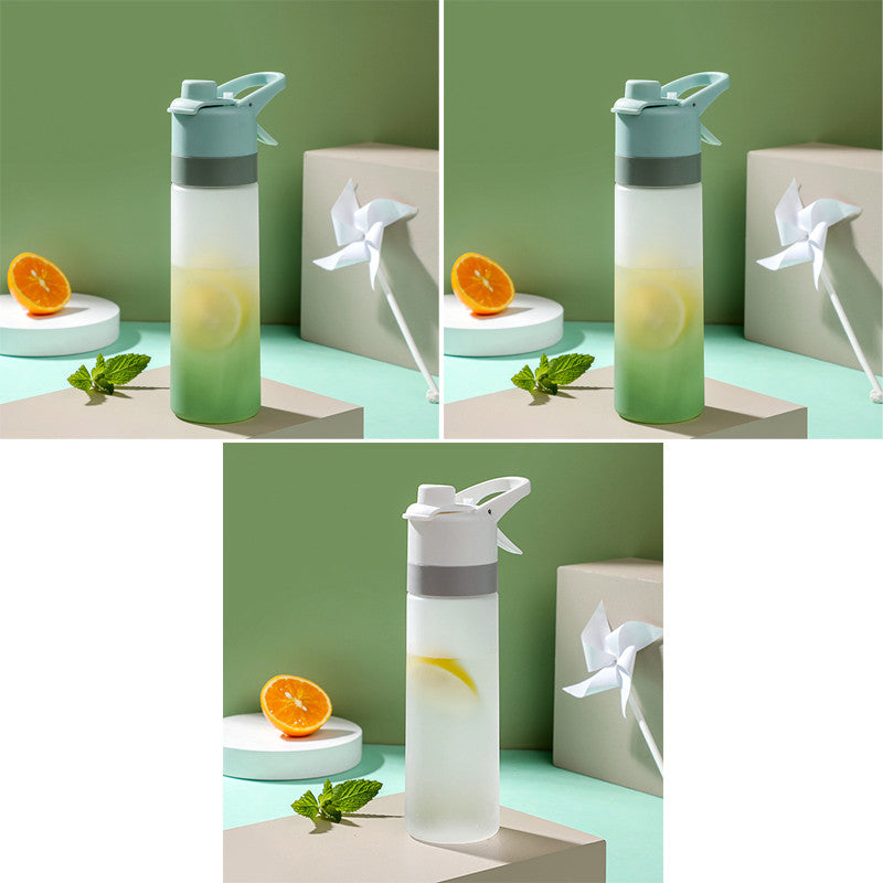 Large Capacity 2-in-1 Spray Water Bottle – Portable Mist & Drink Hydration Bottle for Outdoor Sports, Fitness, Travel & Daily Use