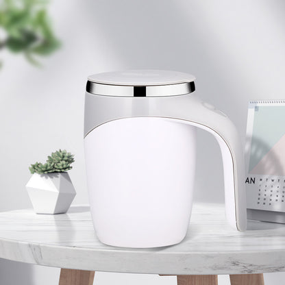 Rechargeable Automatic Self-Stirring Electric Magnetic Mixing Mug for Coffee, Milk, Protein & Milkshake