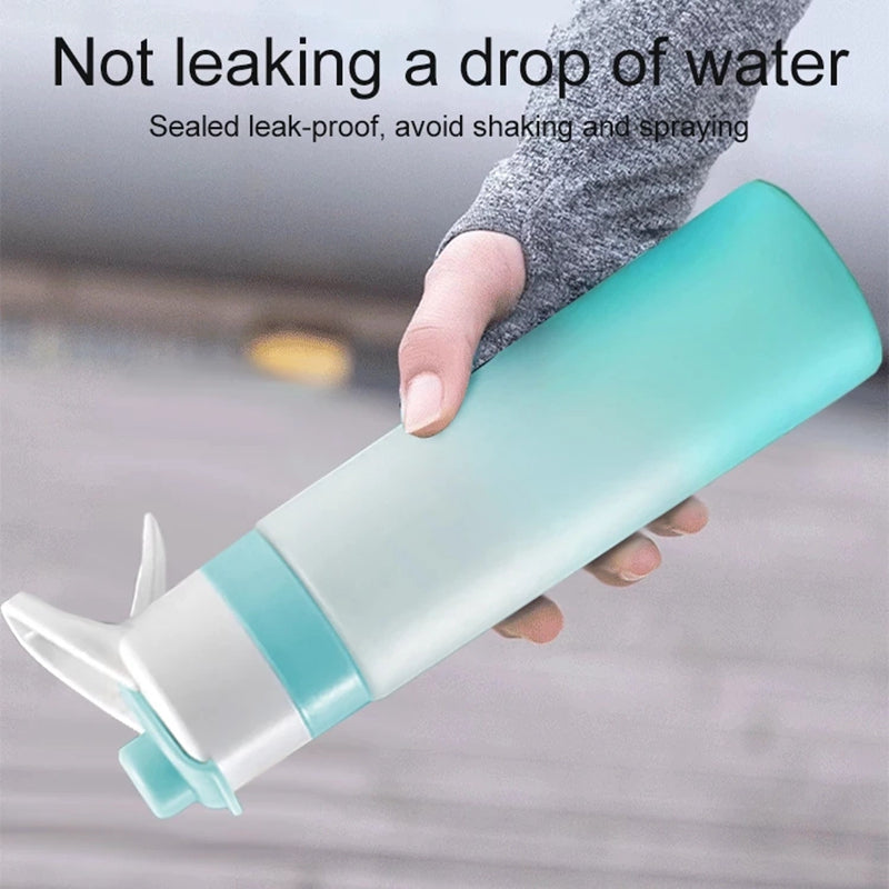 Large Capacity 2-in-1 Spray Water Bottle – Portable Mist & Drink Hydration Bottle for Outdoor Sports, Fitness, Travel & Daily Use