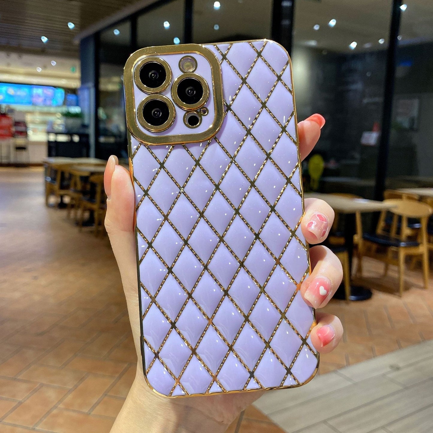 Luxury Electroplated 6D Diamond Phone Case – Stylish Protective Cover for Smartphones