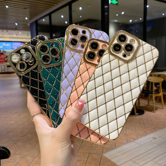 Luxury Electroplated 6D Diamond Phone Case – Stylish Protective Cover for Smartphones