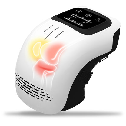Rechargeable Heated Knee Massager – Intelligent Infrared Vibration Knee Brace for Pain Relief, Joint Support & Relaxation