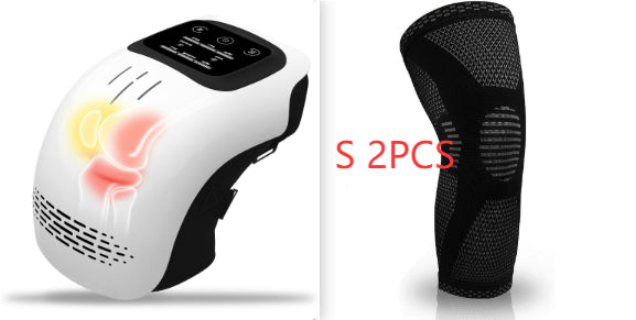 Rechargeable Heated Knee Massager – Intelligent Infrared Vibration Knee Brace for Pain Relief, Joint Support & Relaxation