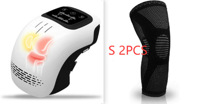 Rechargeable Heated Knee Massager – Intelligent Infrared Vibration Knee Brace for Pain Relief, Joint Support & Relaxation