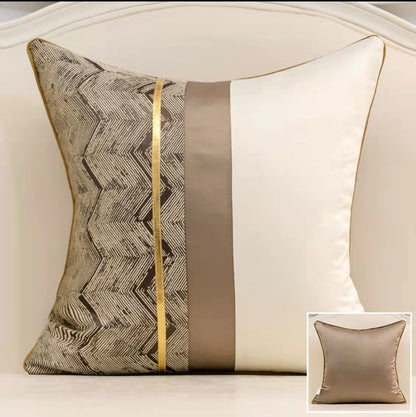 Fashion Splicing Pillow Cover – Modern Home & Model Room Decorative Cushion Case