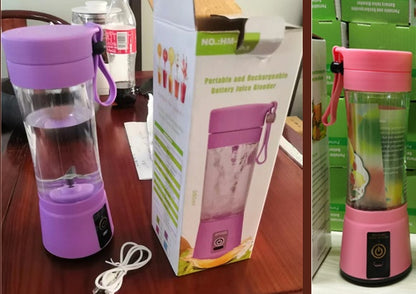 Portable USB Rechargeable Mini Blender – Electric Fruit Juice Mixer for Smoothies, Shakes & Everyday Kitchen Use