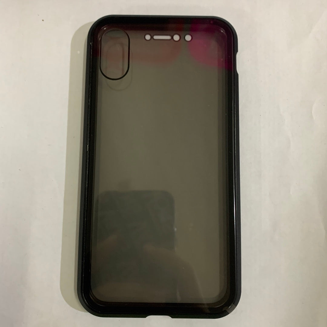 Anti-Peeping Magnetic Privacy Phone Case – Protective Glass & Metal Shell for iPhone.