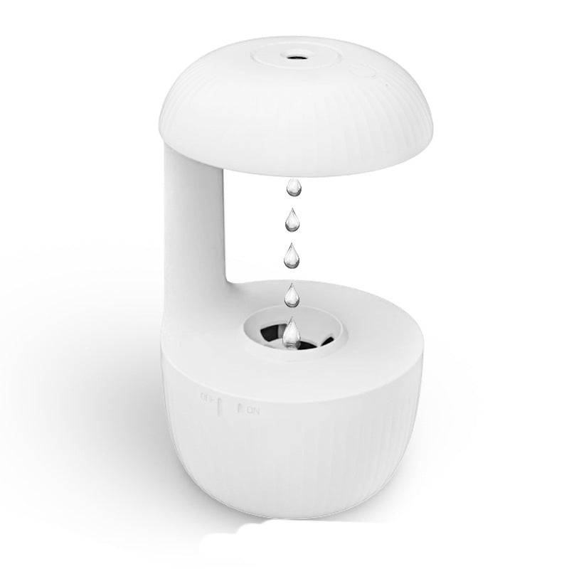 Anti-Gravity Air Humidifier – Levitating Water Drop Cool Mist Maker with Quiet Counter-current Flow
