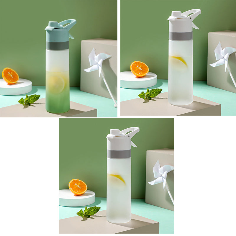 Large Capacity 2-in-1 Spray Water Bottle – Portable Mist & Drink Hydration Bottle for Outdoor Sports, Fitness, Travel & Daily Use