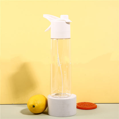 Large Capacity 2-in-1 Spray Water Bottle – Portable Mist & Drink Hydration Bottle for Outdoor Sports, Fitness, Travel & Daily Use