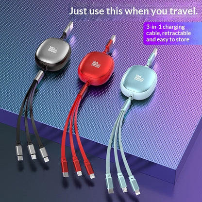 3-in-1 Fast Charging Data Cable – Lightning / Micro USB / Type-C (1.2m)