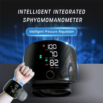 Digital Wrist Blood Pressure Monitor – Automatic BP Machine with Voice Function