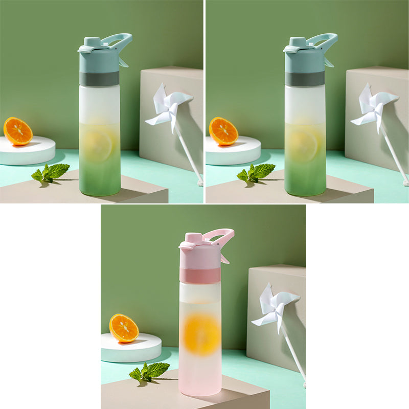Large Capacity 2-in-1 Spray Water Bottle – Portable Mist & Drink Hydration Bottle for Outdoor Sports, Fitness, Travel & Daily Use