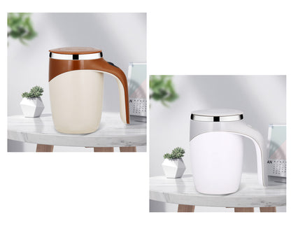Rechargeable Automatic Self-Stirring Electric Magnetic Mixing Mug for Coffee, Milk, Protein & Milkshake