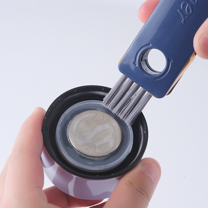 4-in-1 Multi-Function Bottle Gap Cleaning Brush – Silicone U-Shaped Cup Cleaner Tool for Water Bottles & Kitchen Use