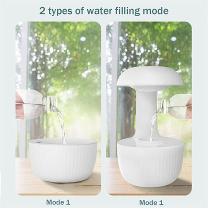 Anti-Gravity Air Humidifier – Levitating Water Drop Cool Mist Maker with Quiet Counter-current Flow