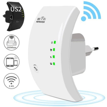 EASYIDEA WR101000 WIFI Repeater &amp; Signal Booster – 300Mbps